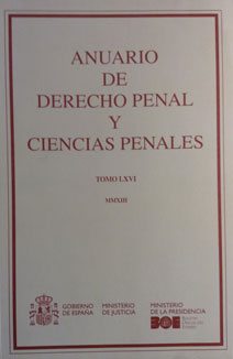 Anuario de Derecho Penal y Ciencias Penales
